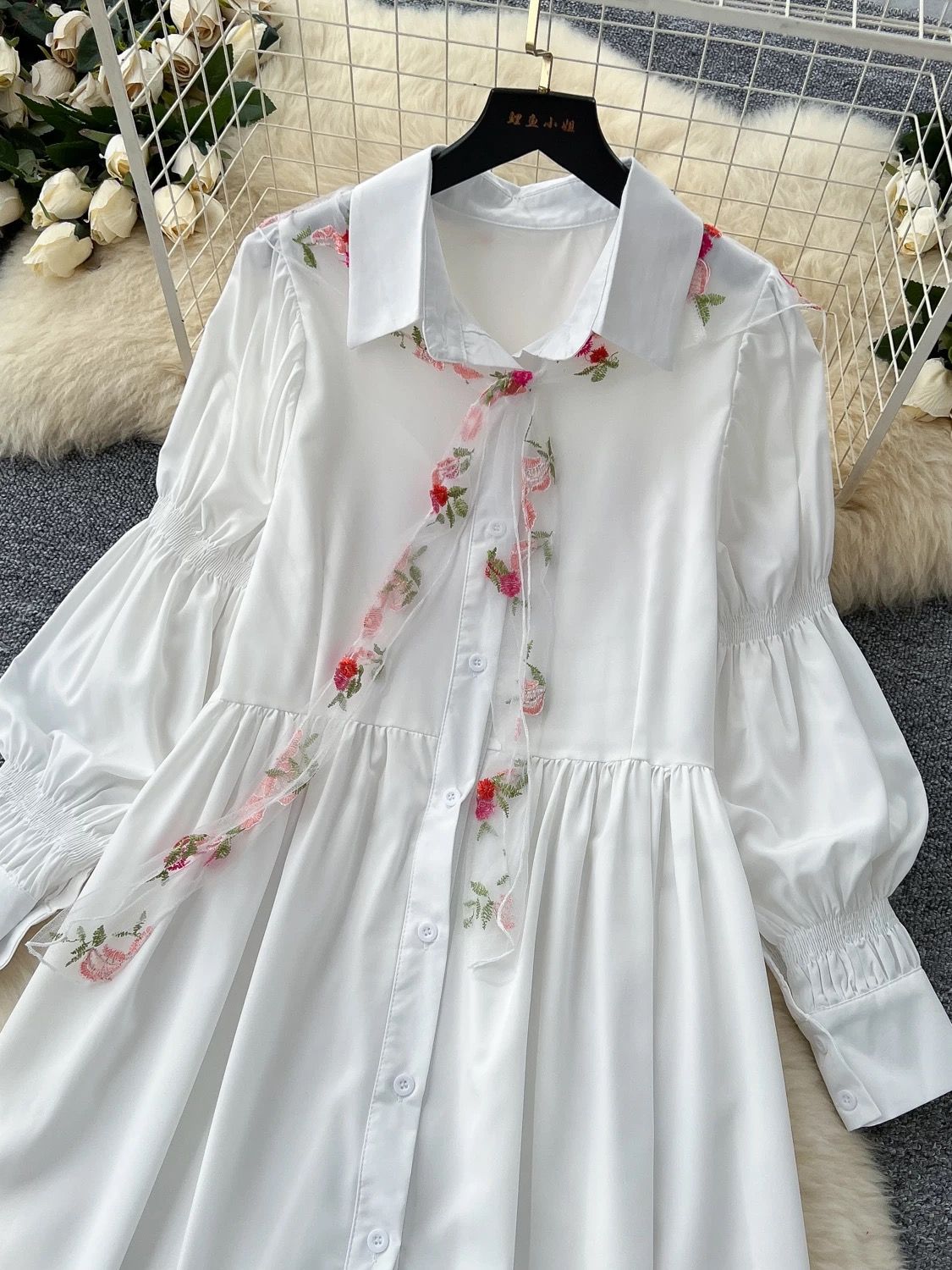 Dripped in finesse shirt dress SD116 image