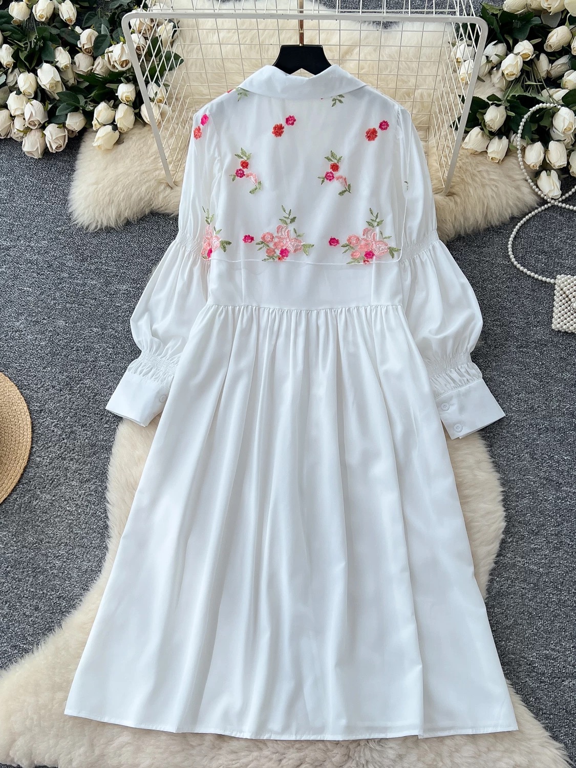 Dripped in finesse shirt dress SD116 image