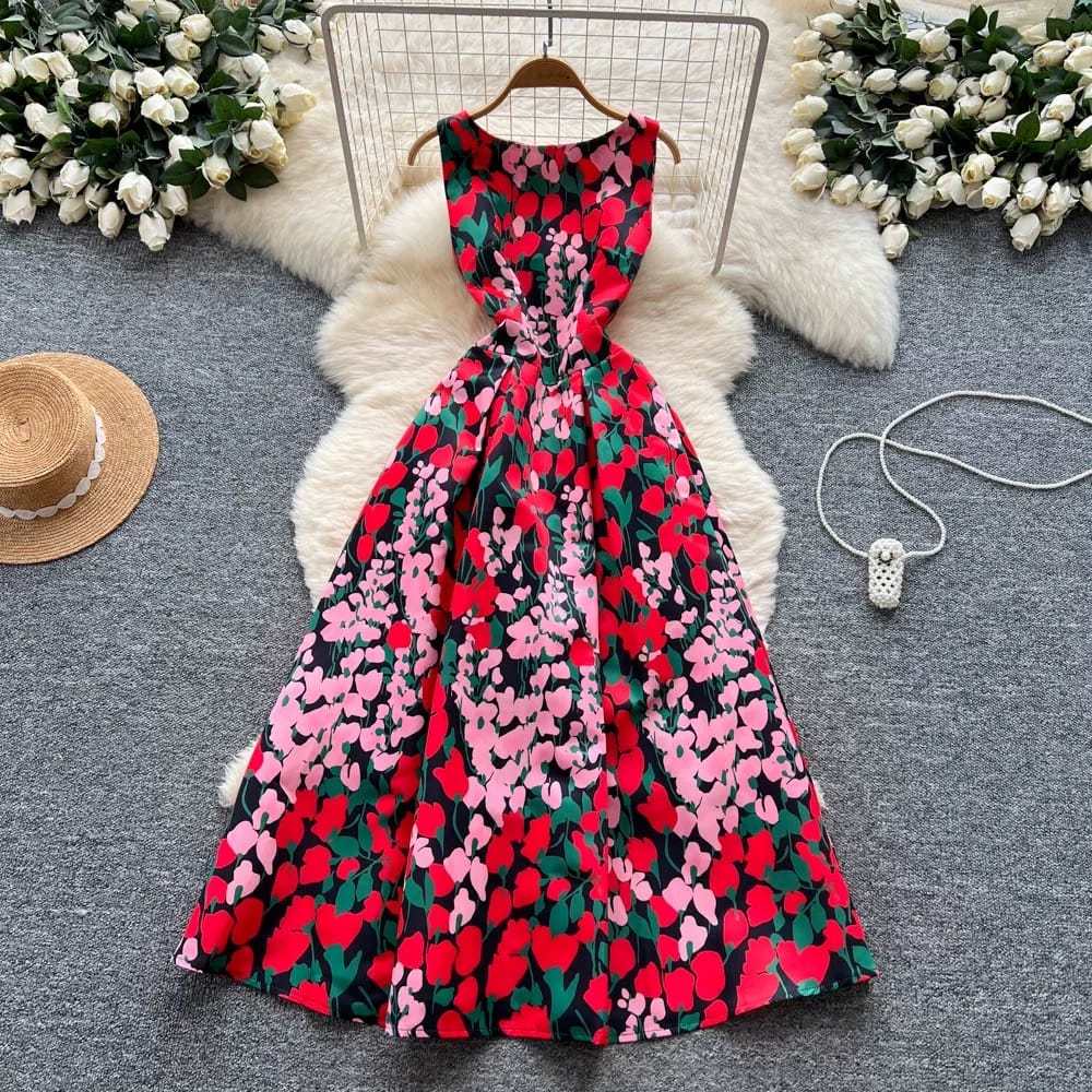 Enjoy the moment floral dress FD426 image