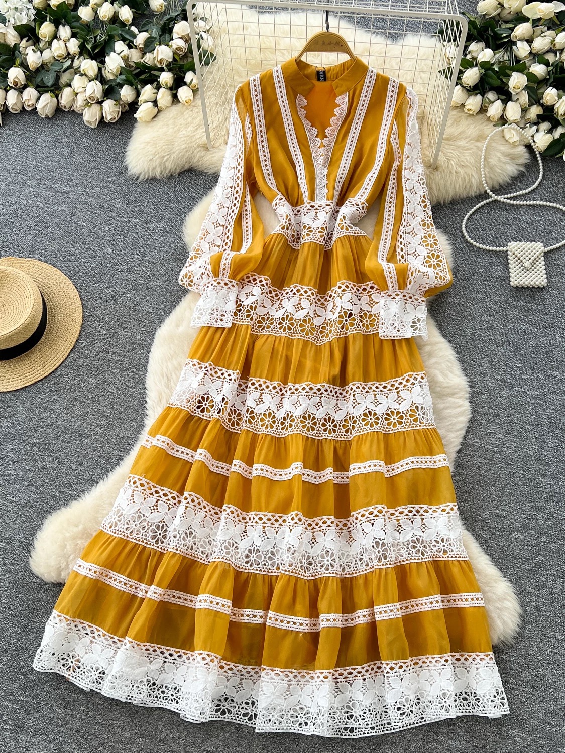 Slay row lace dress FD1511 image