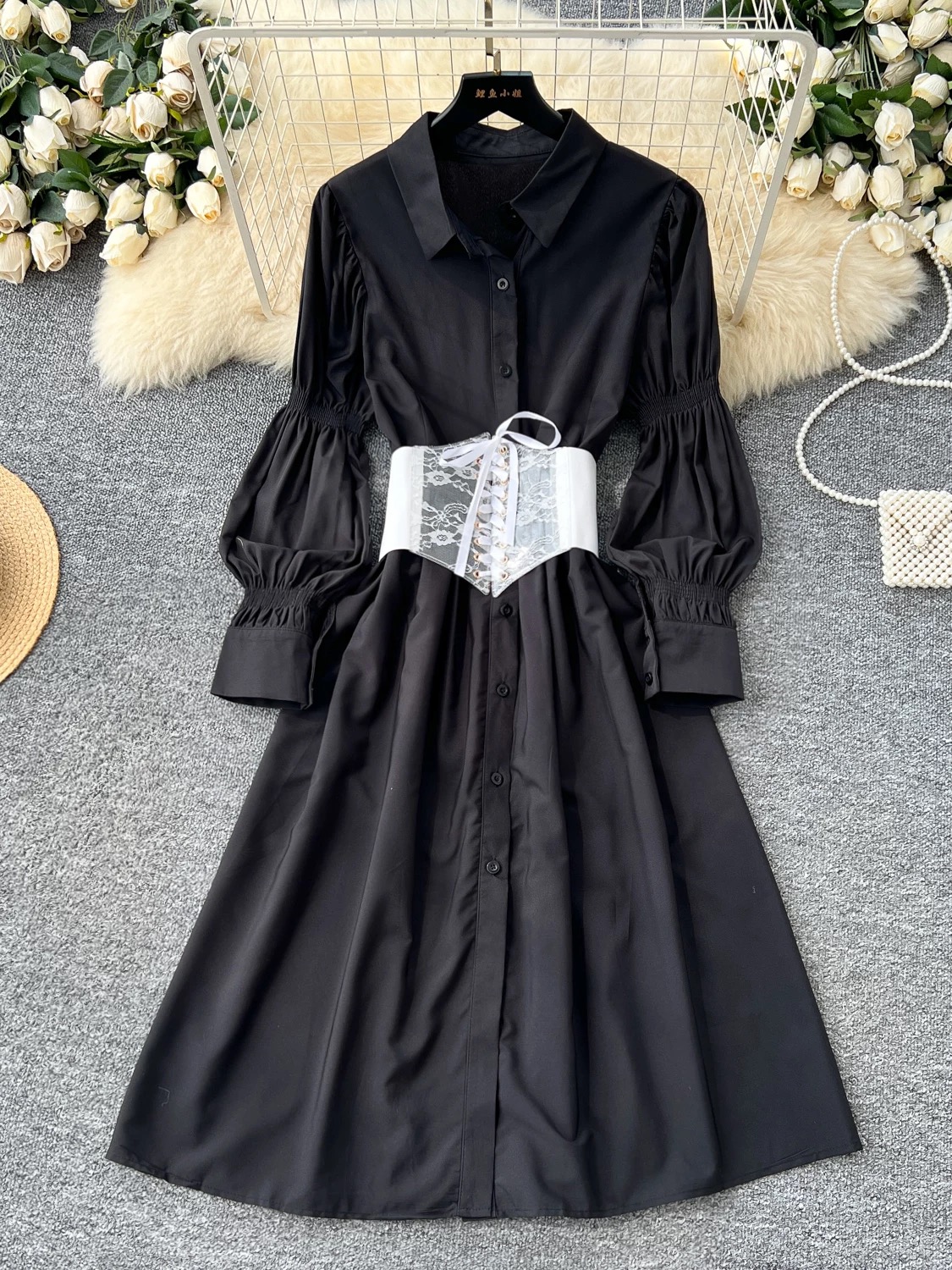 Anti social shirt dress SD171 image