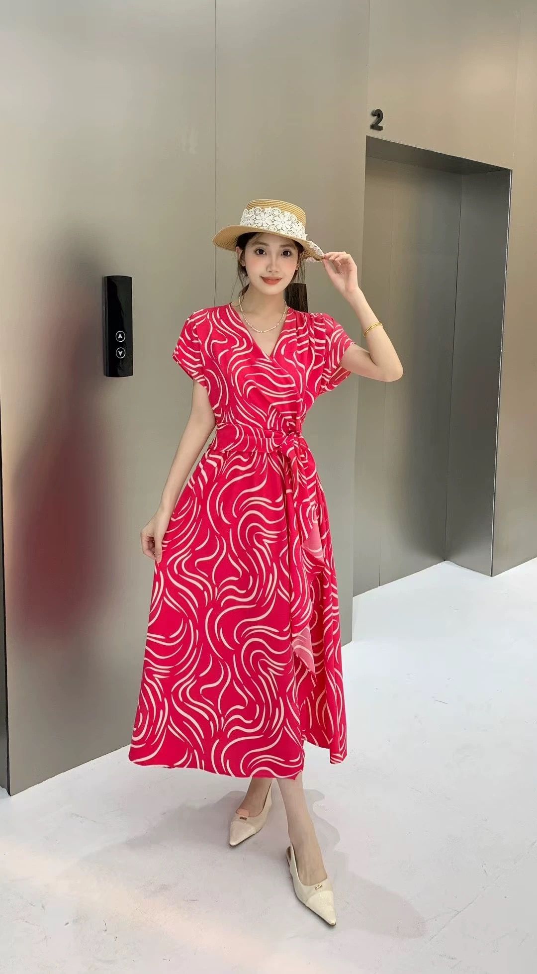 Follow the petals dress CD1332 image