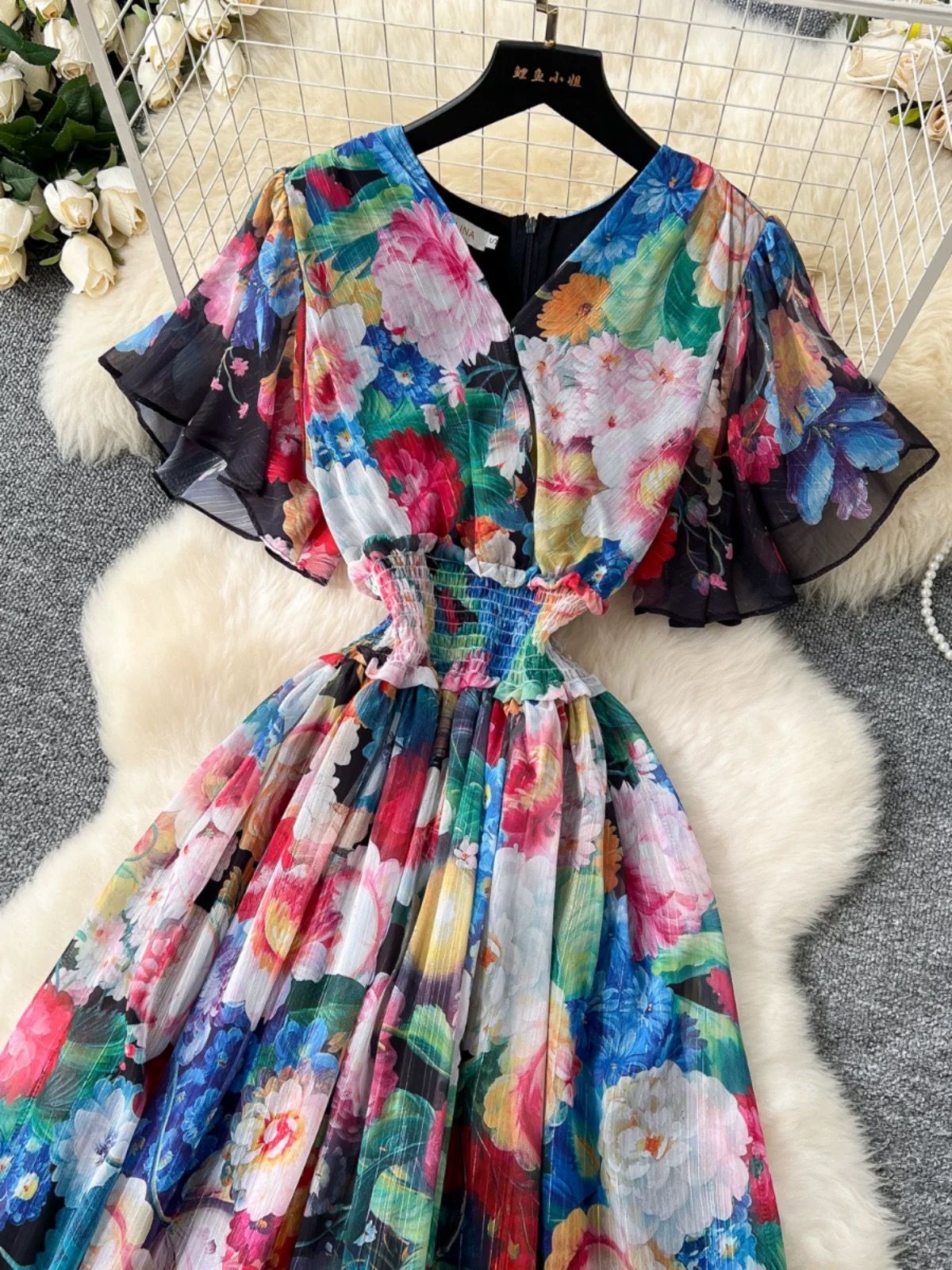 Mysterious vibes dress ED447 image