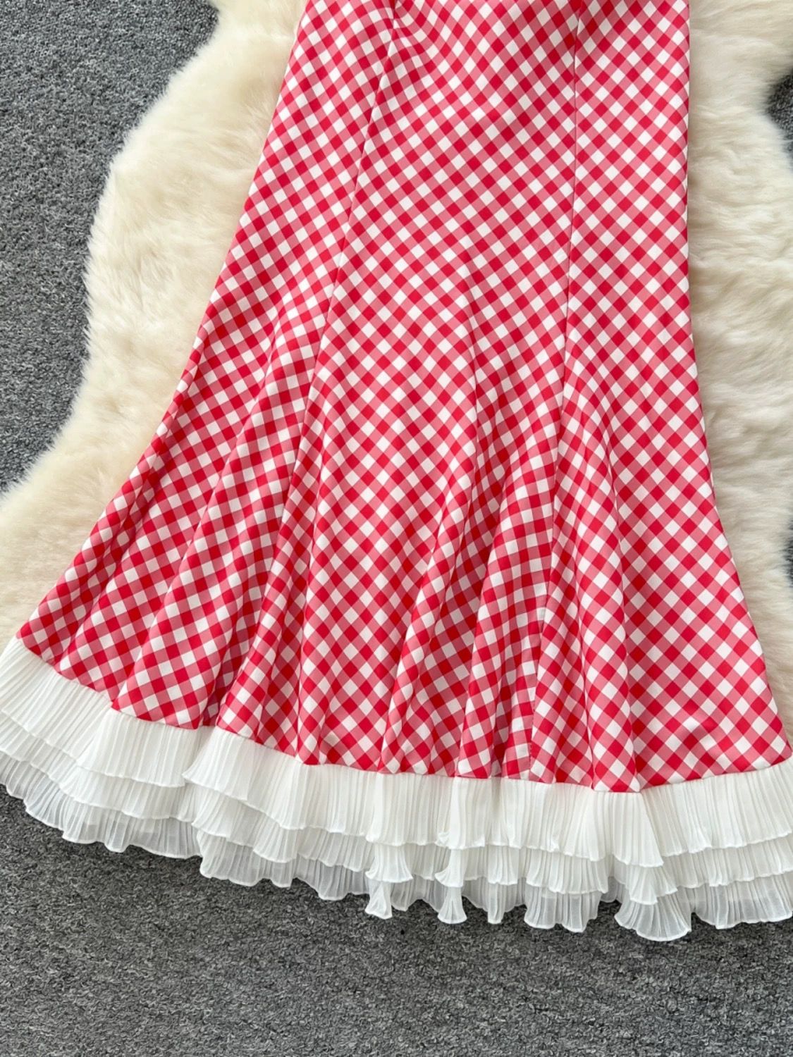 Picture perfect check dress CD315 image