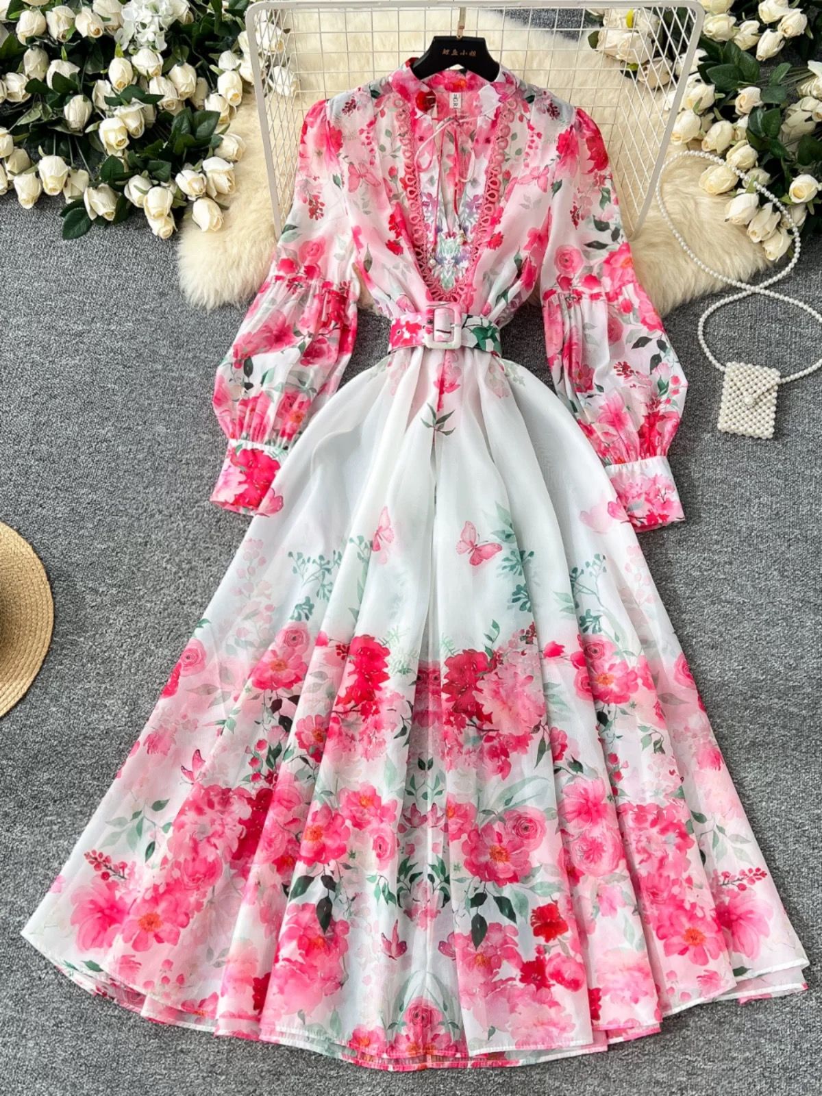 Must be heaven print dress ED175 image