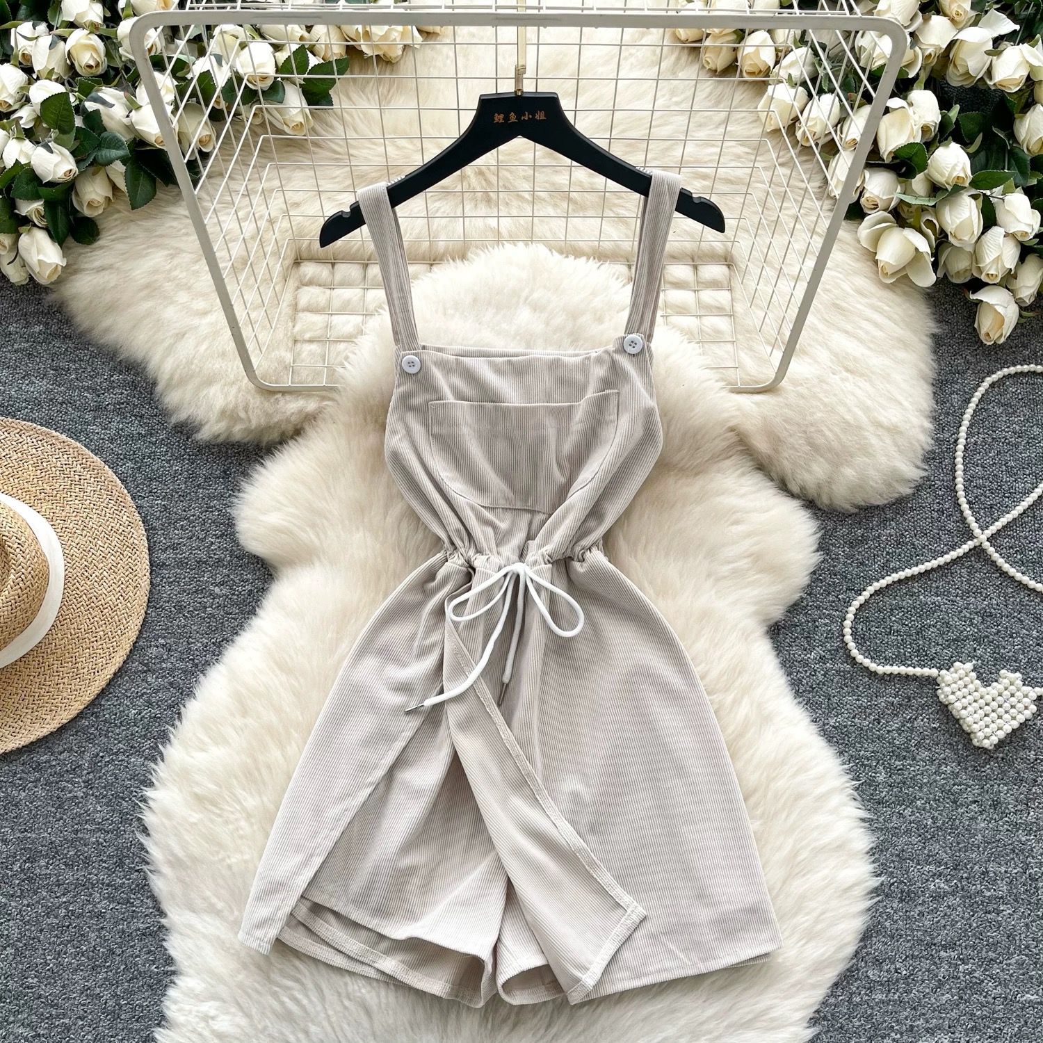 Fufill your desires corduroy jumpsuit JRZZ642 image