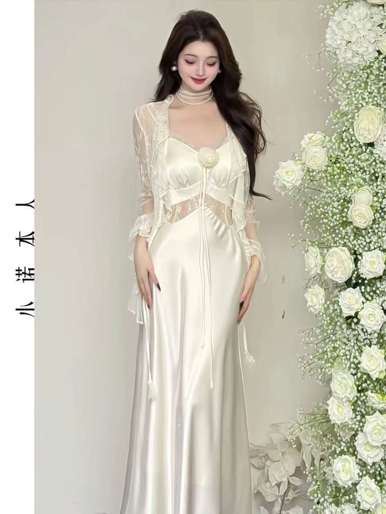 Next level babe silk dress FD540 image