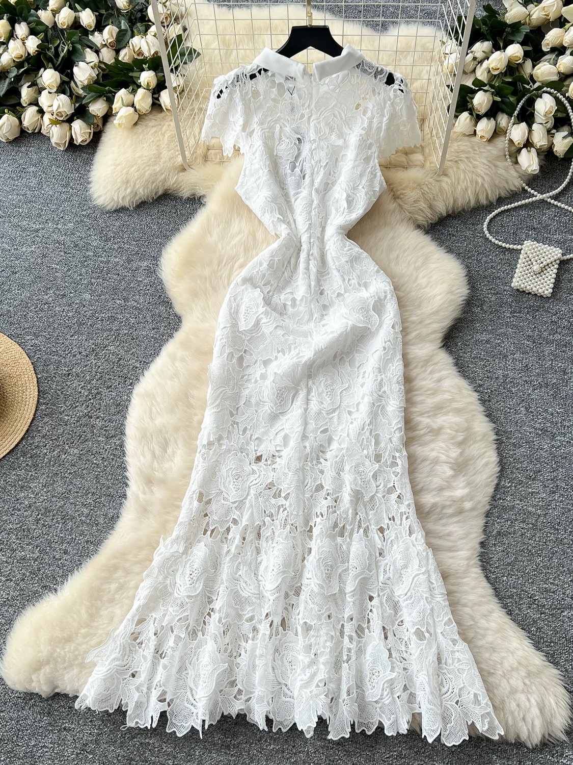 Time away lace dress FD421 image