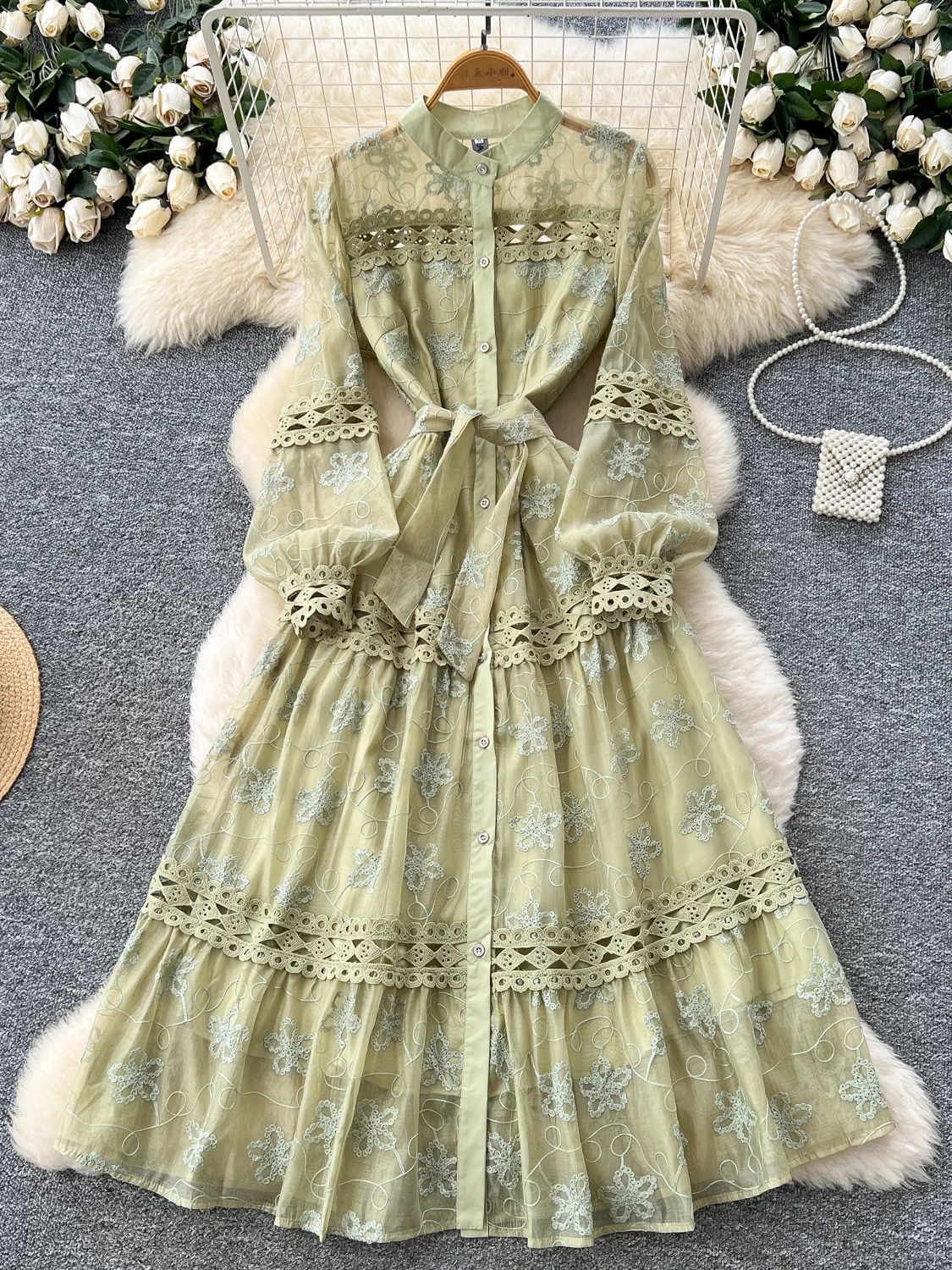 Your biggest fan lace dress FD1507 image
