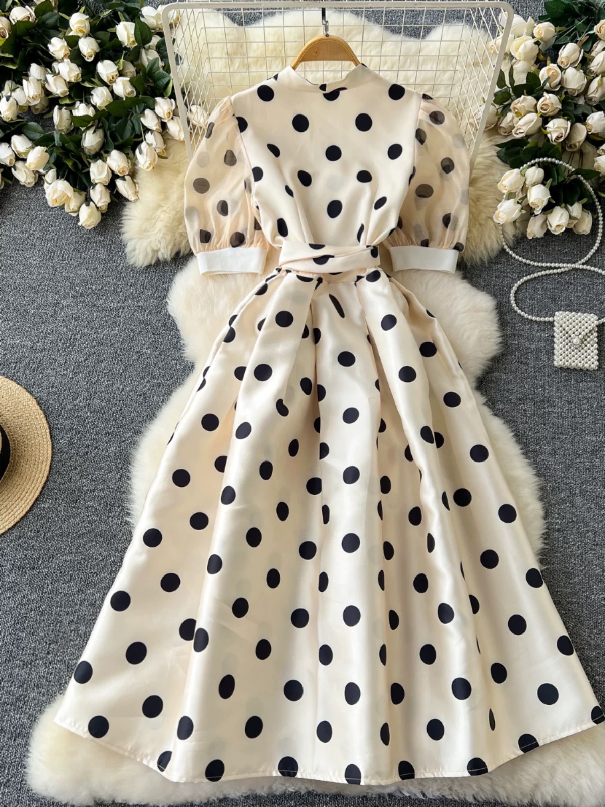 All the beauty polka dress FD1266 image
