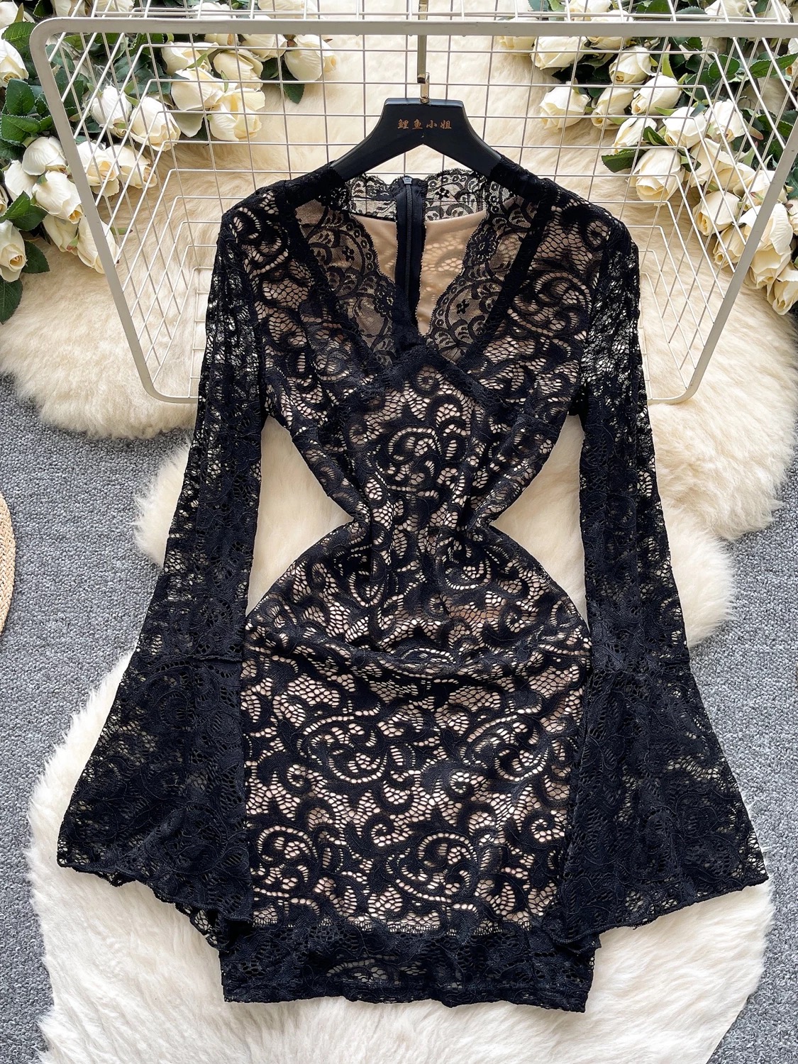 Here for the thrill lace dress CBC1407 image