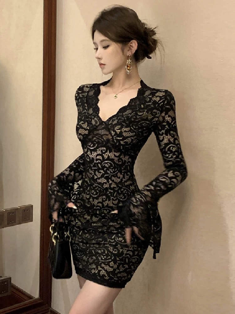 Here for the thrill lace dress CBC1407 image