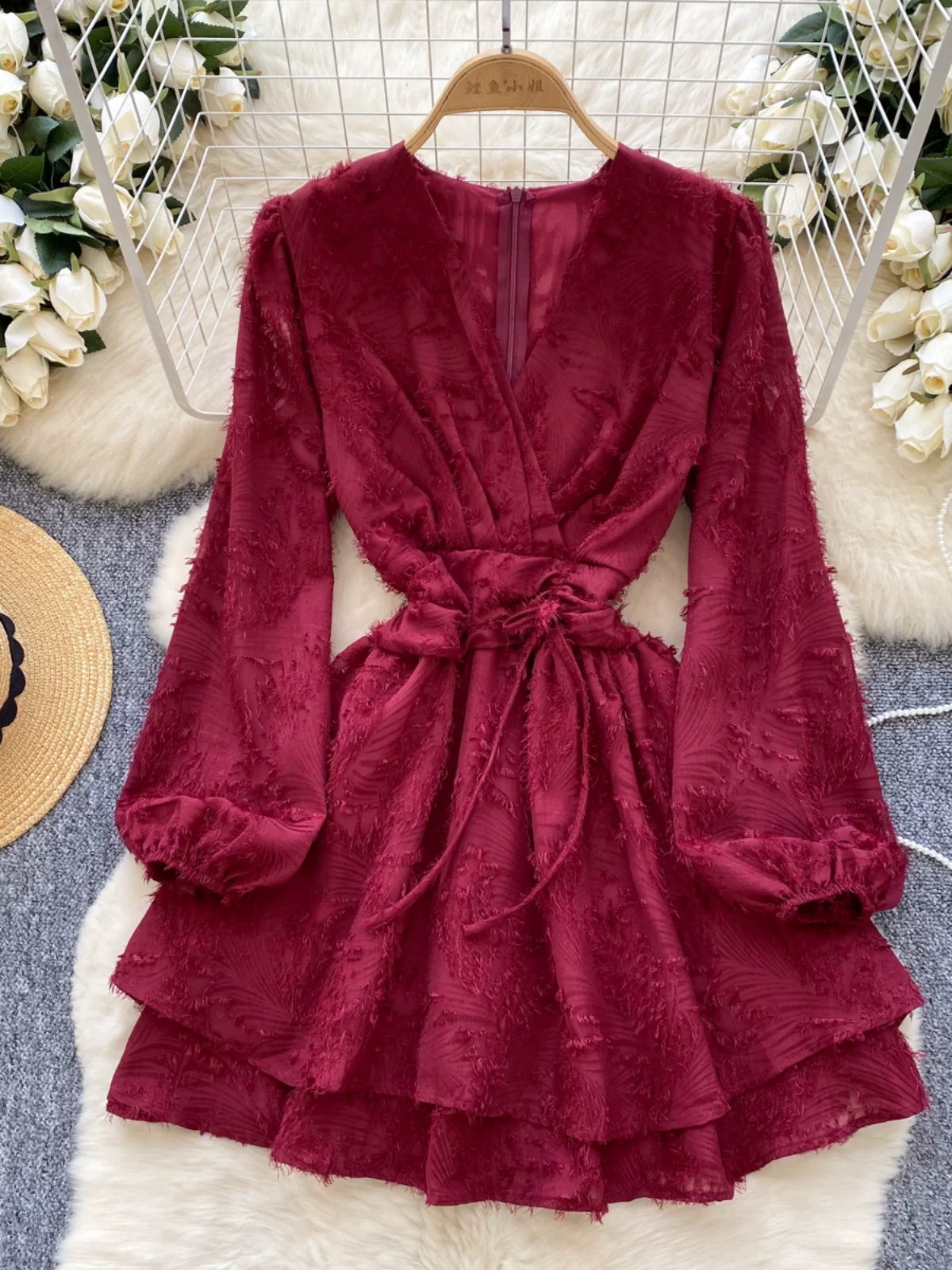 Night motive dress CD899 image