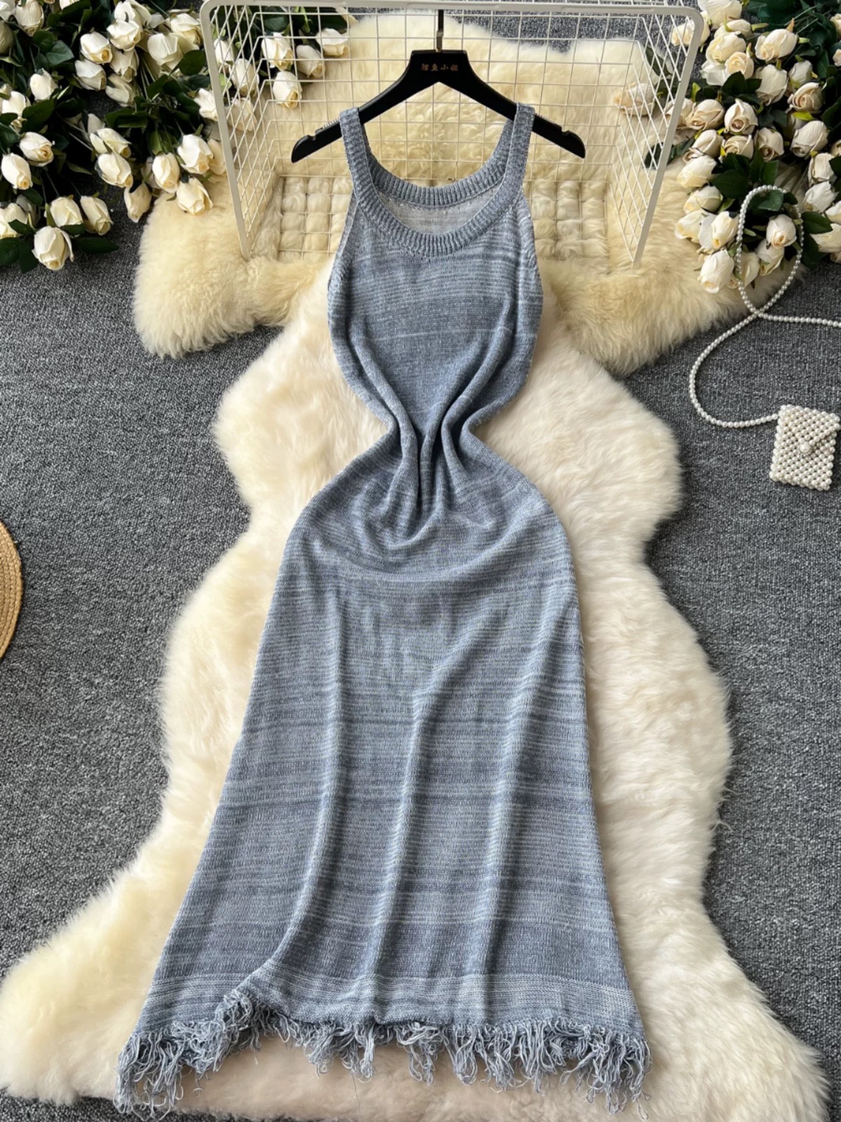 Your new favorite knitted dress & camisole KD331 image