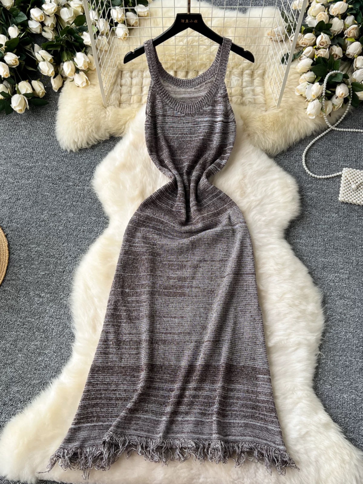 Your new favorite knitted dress & camisole KD331 image
