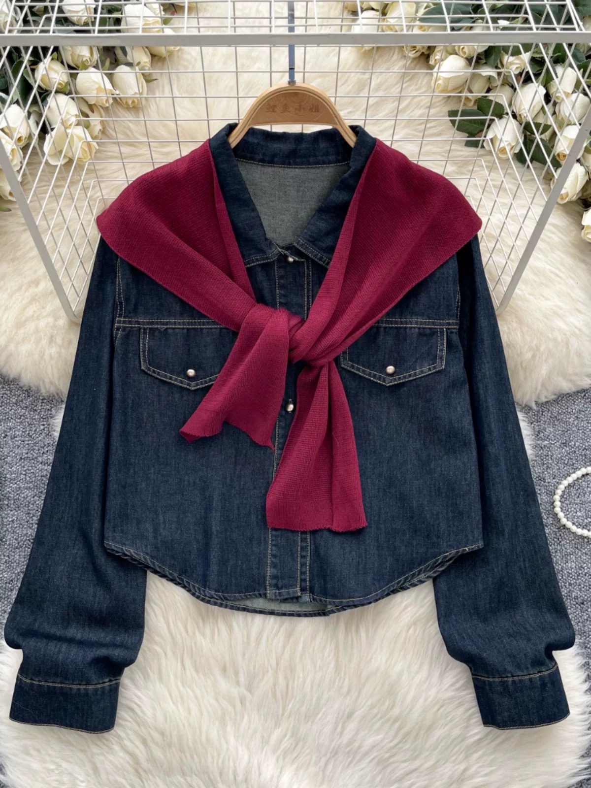 Chicago vibes denim jacket DJA128 image