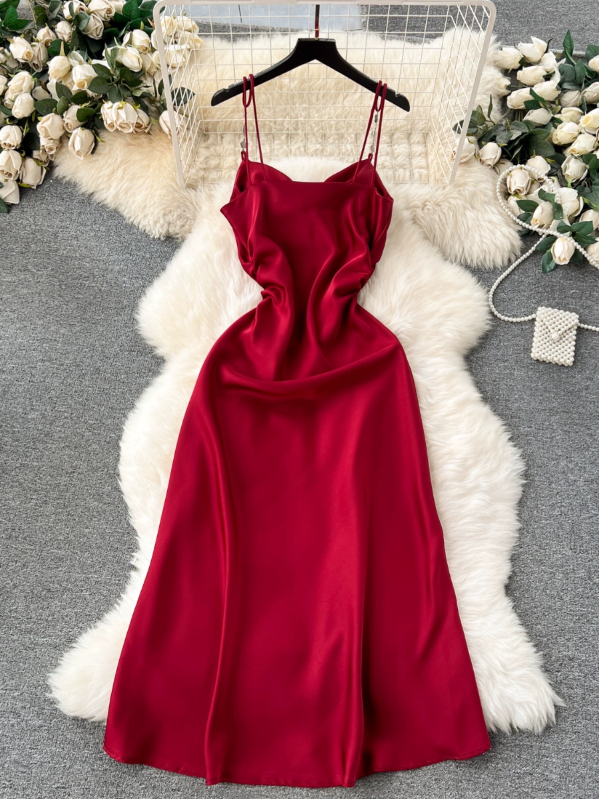 Dreamy date night silk dress FD632 image