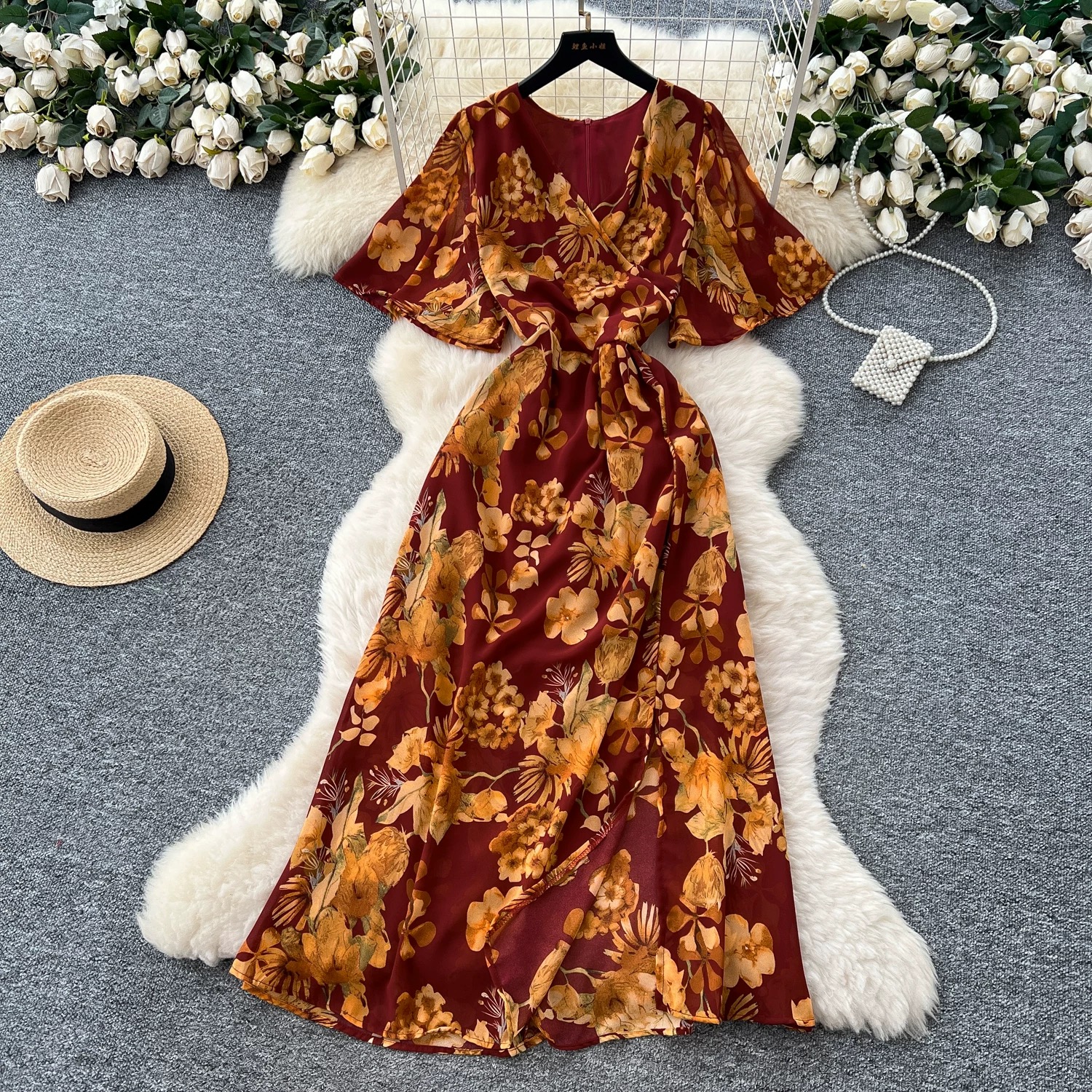 On the town evening dress CD640 image