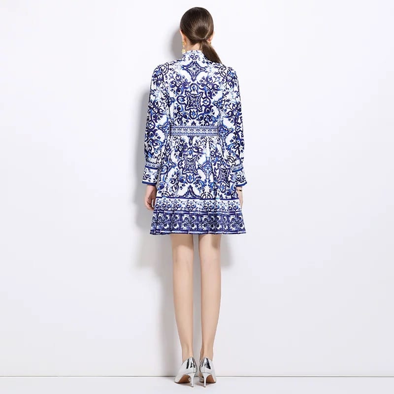 See you there print dress ED153 image