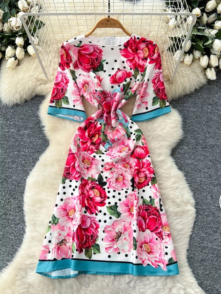 Always blooming floral dress CD442 image