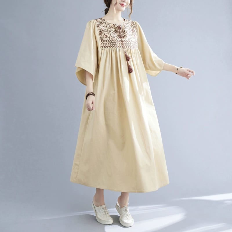 Easy glow embroidery dress CD1320 image