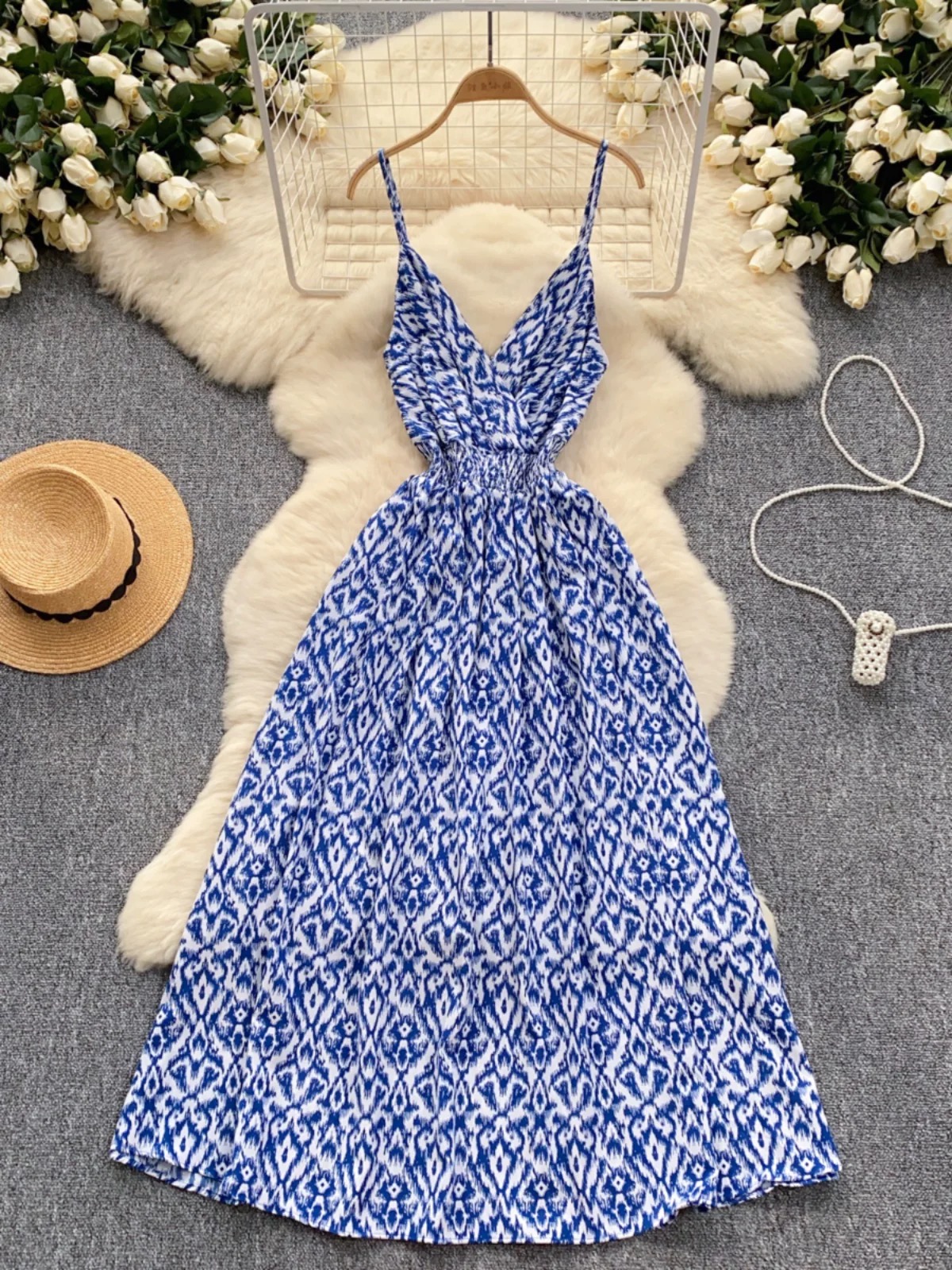 Make you miss me denim dress CD1803 image