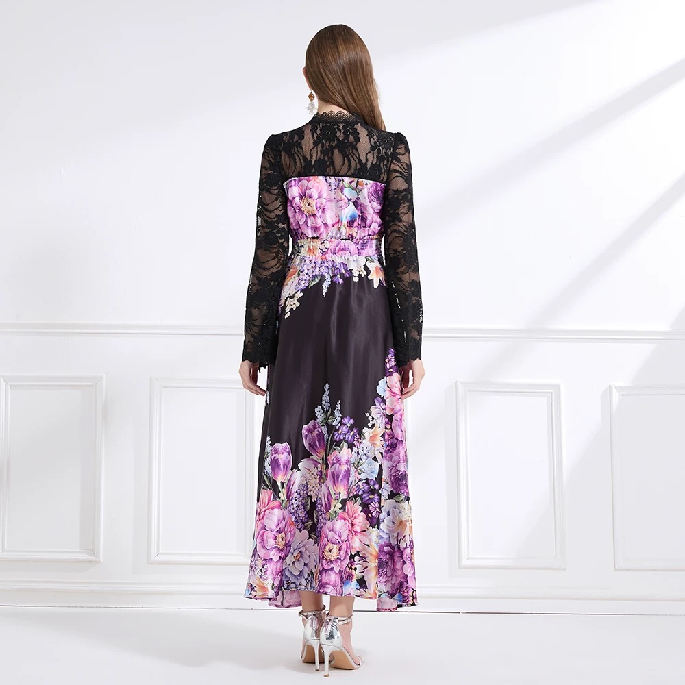 Her favorite print dress ED194 image