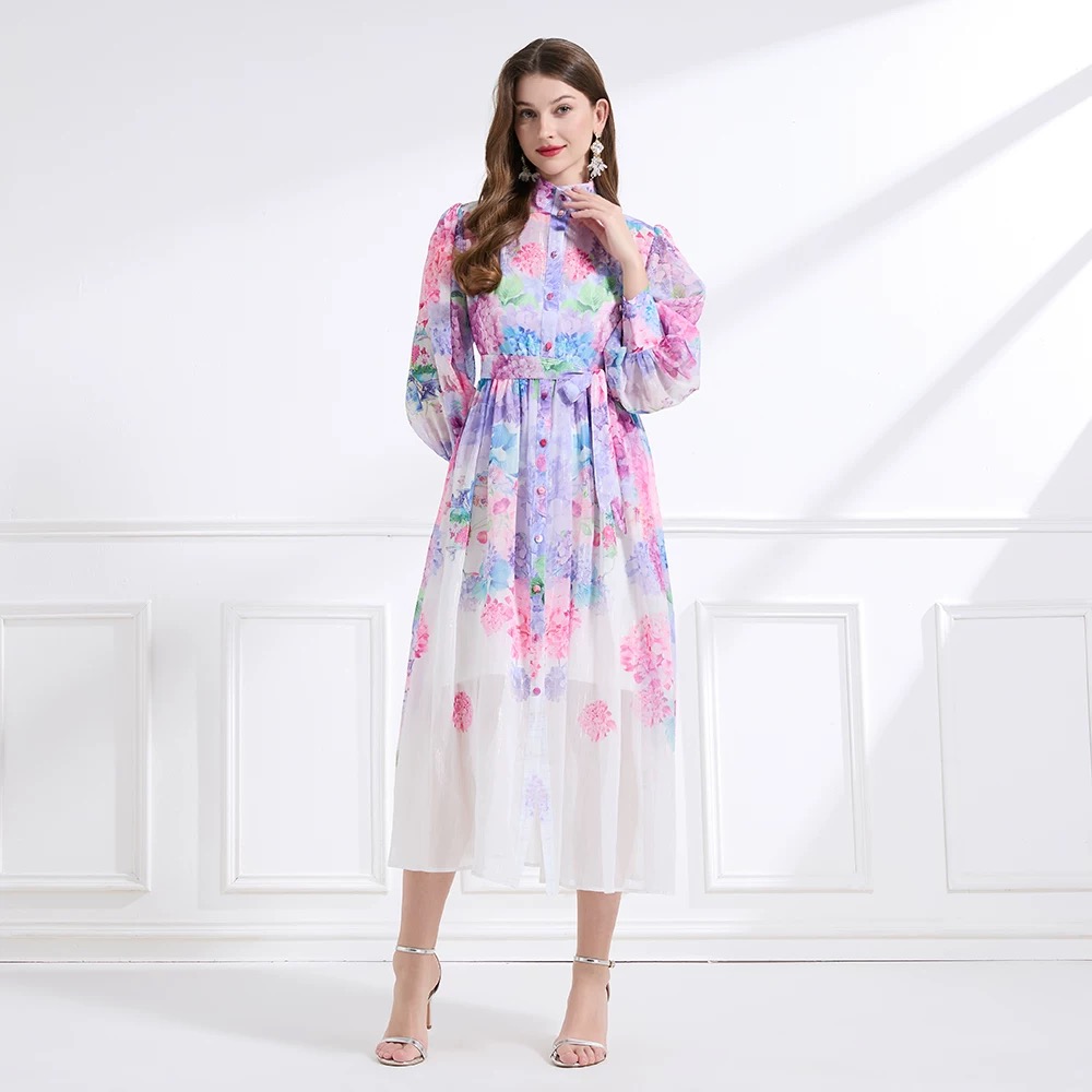 Come and see me print Dress ED190 image