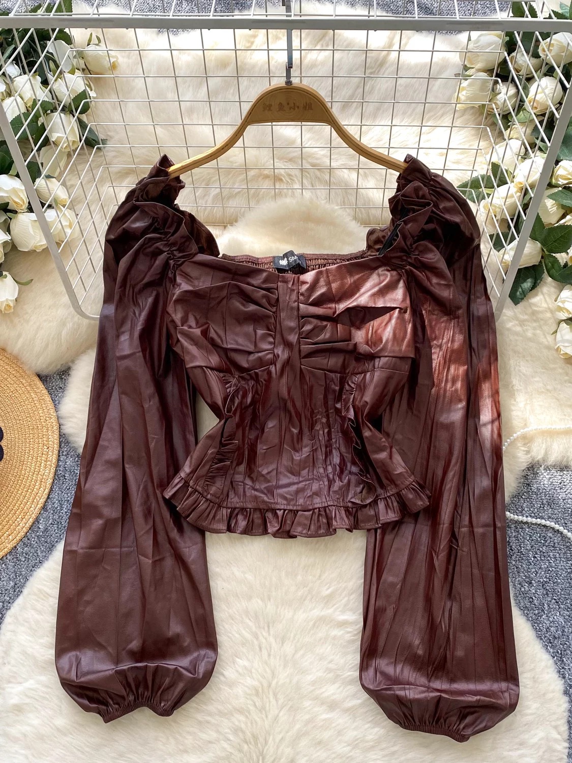 Cuteness overload leather top CTO1074 image