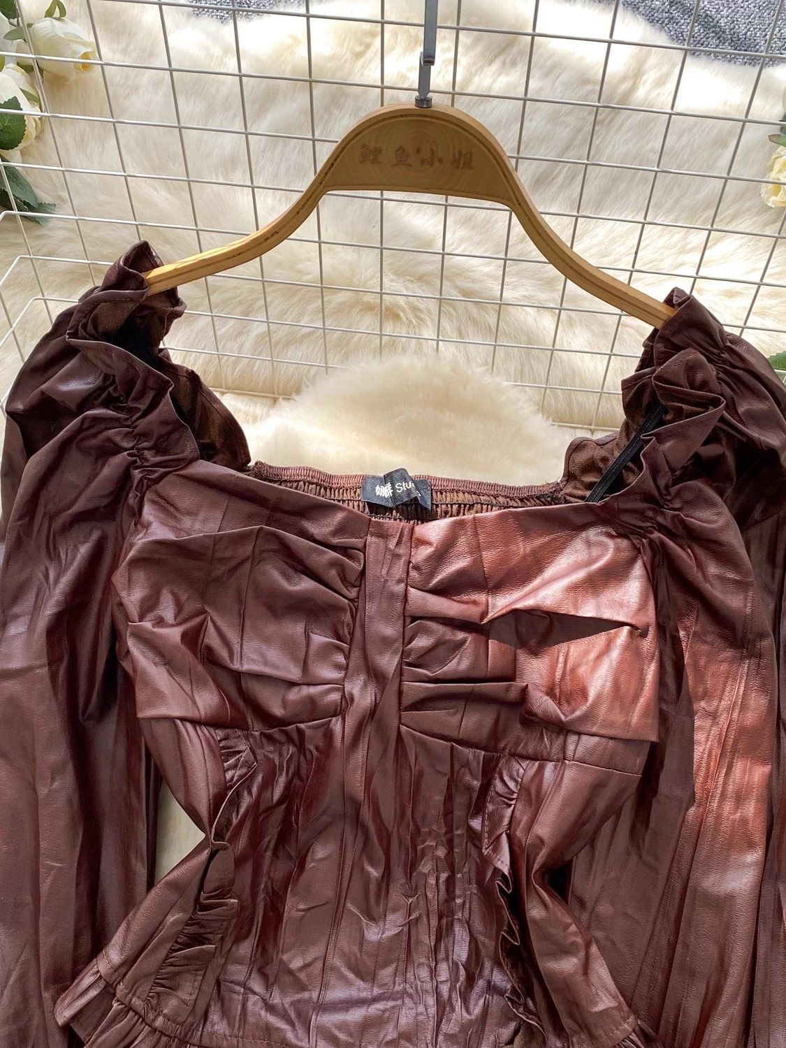 Cuteness overload leather top CTO1074 image