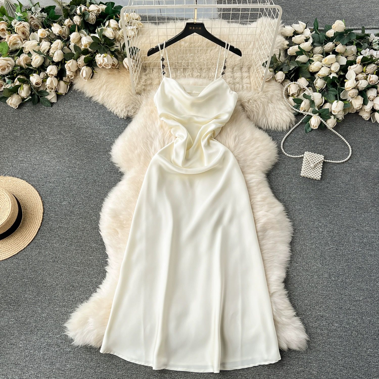 Dreamy date night silk dress FD632 image