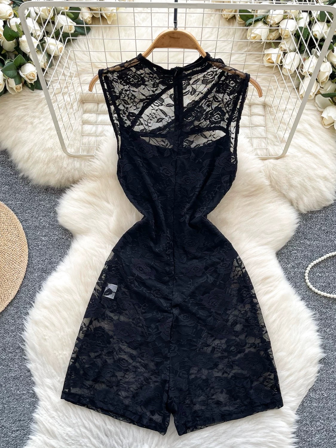 Tropical oasis lace jumpsuit CJS125 image