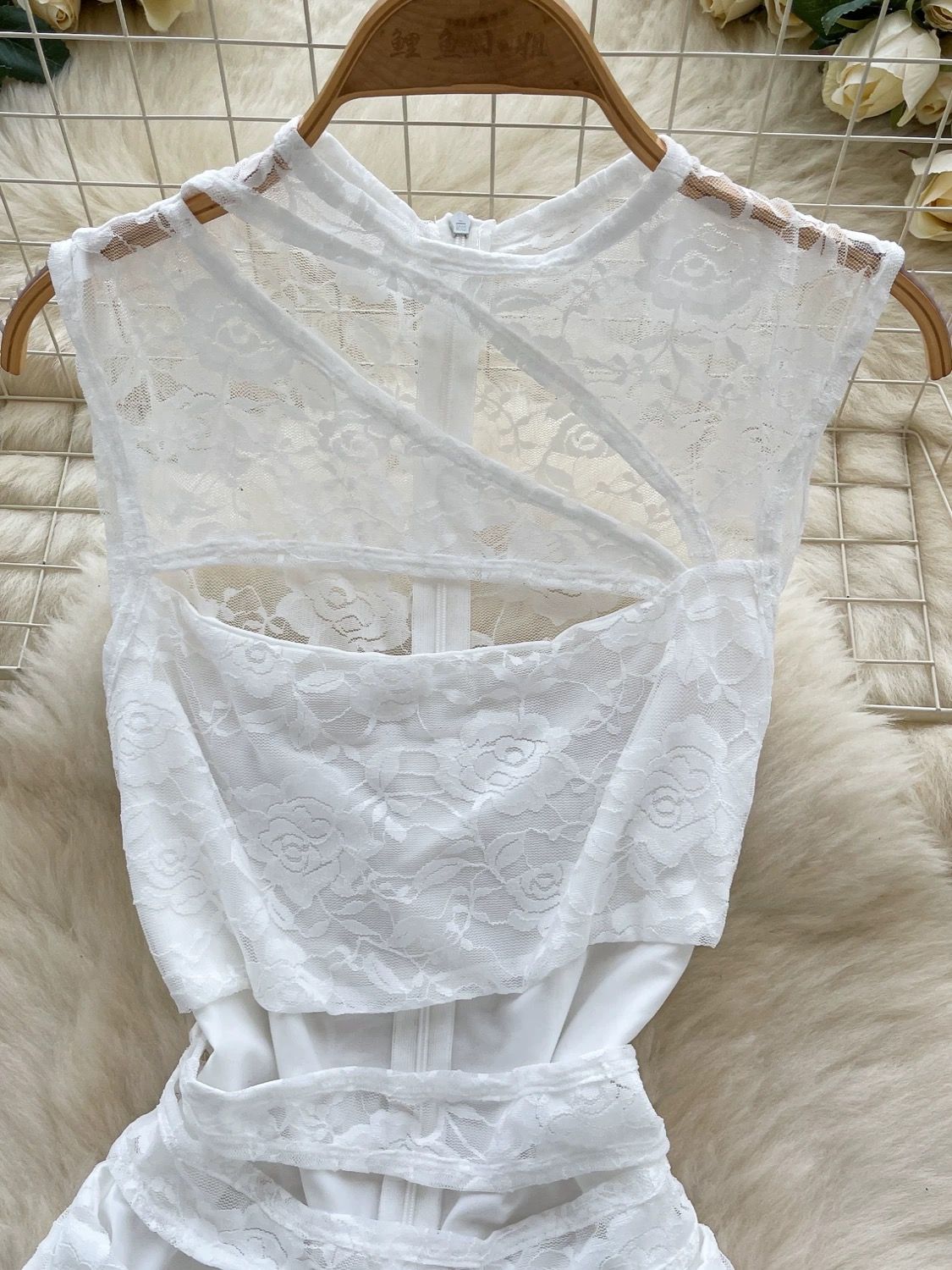 Tropical oasis lace jumpsuit CJS125 image