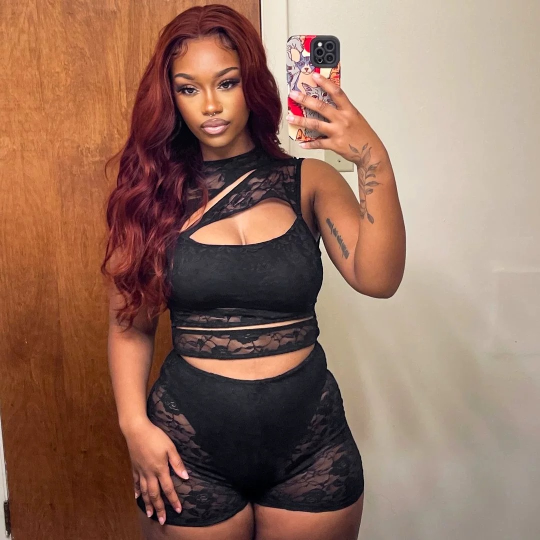 Tropical oasis lace jumpsuit CJS125 image