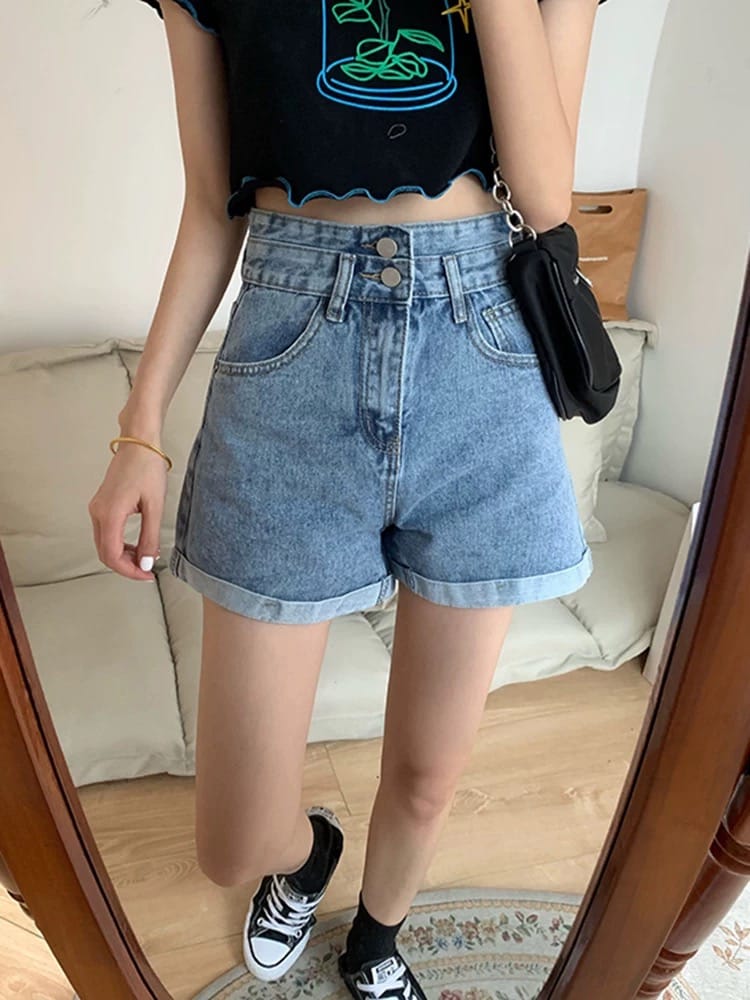 Not yours denim shorts DS107 image