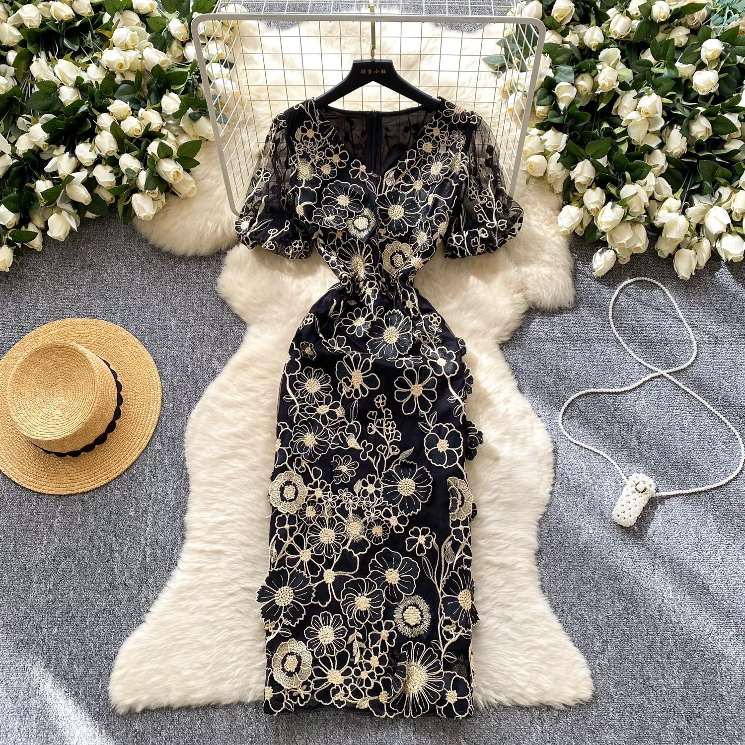 Wild thoughts floral dress FBC385 image