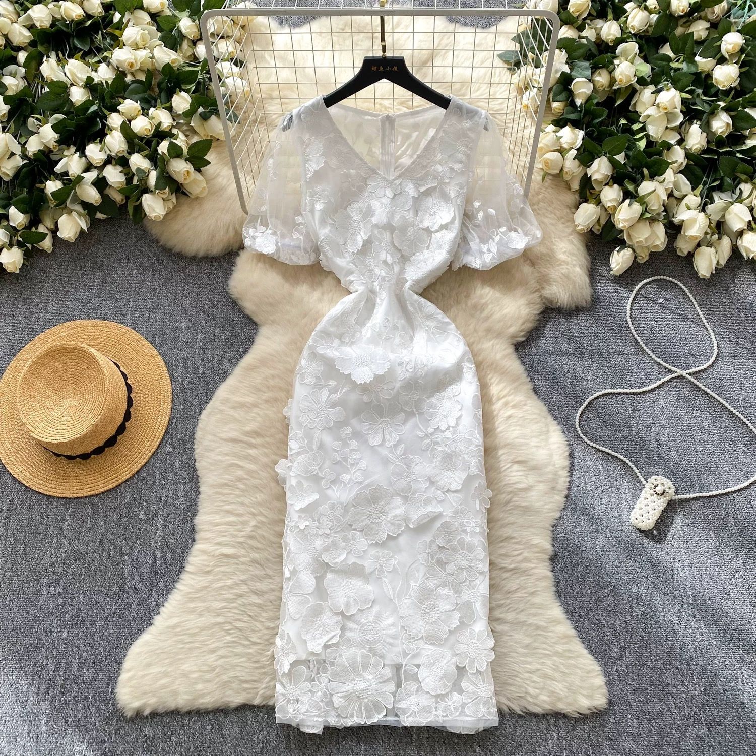 Wild thoughts floral dress FBC385 image