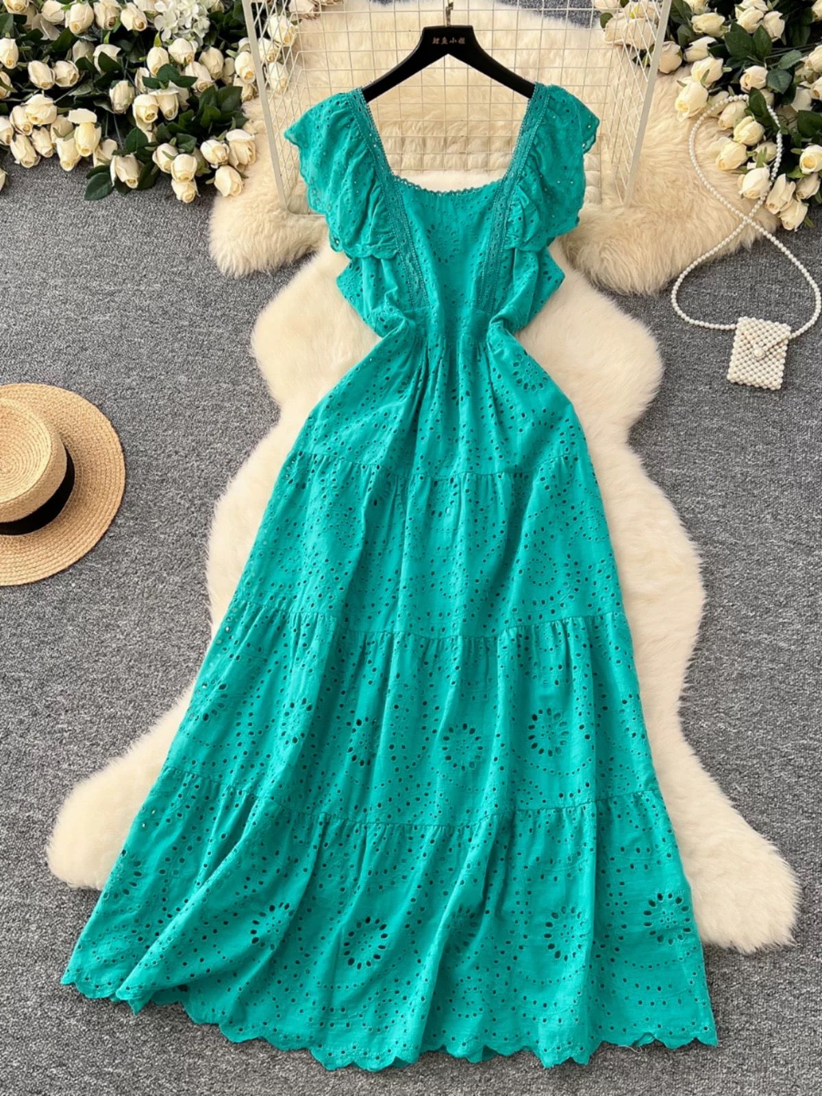 Sun setting lace dress CD969 image