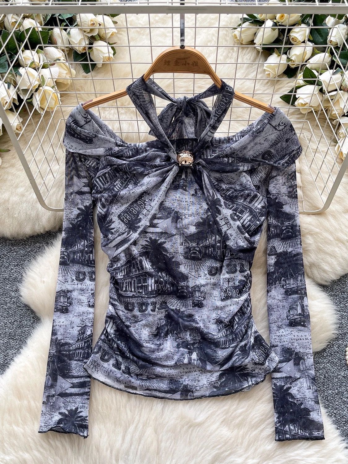 Give me roses top CTO996 image