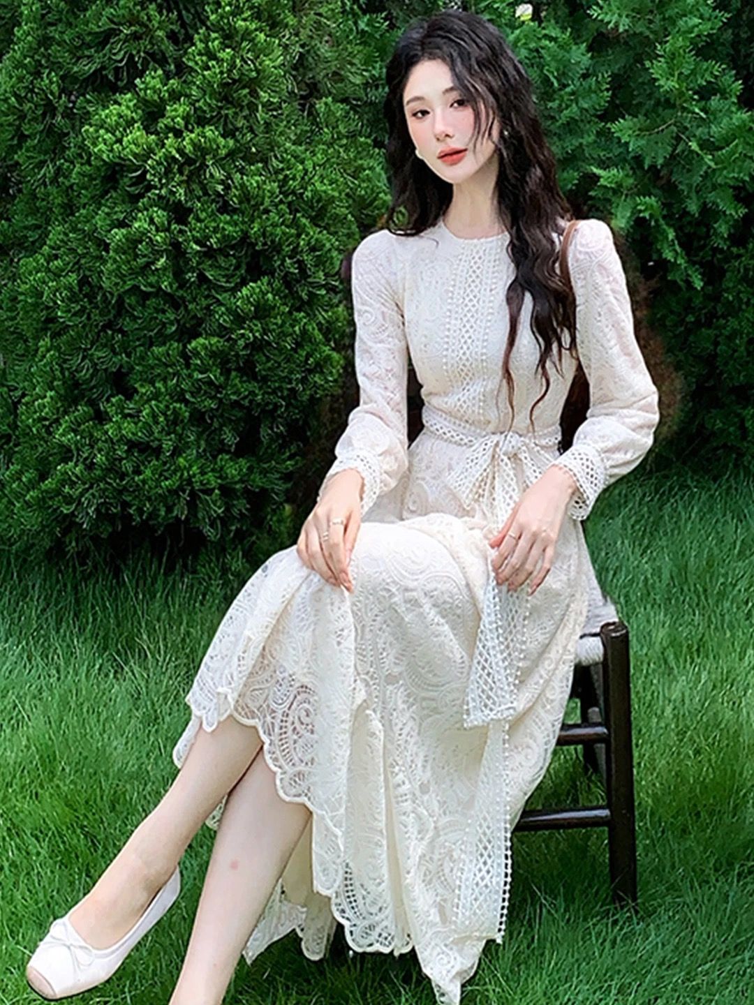 Very girly lace dress FD1509 image