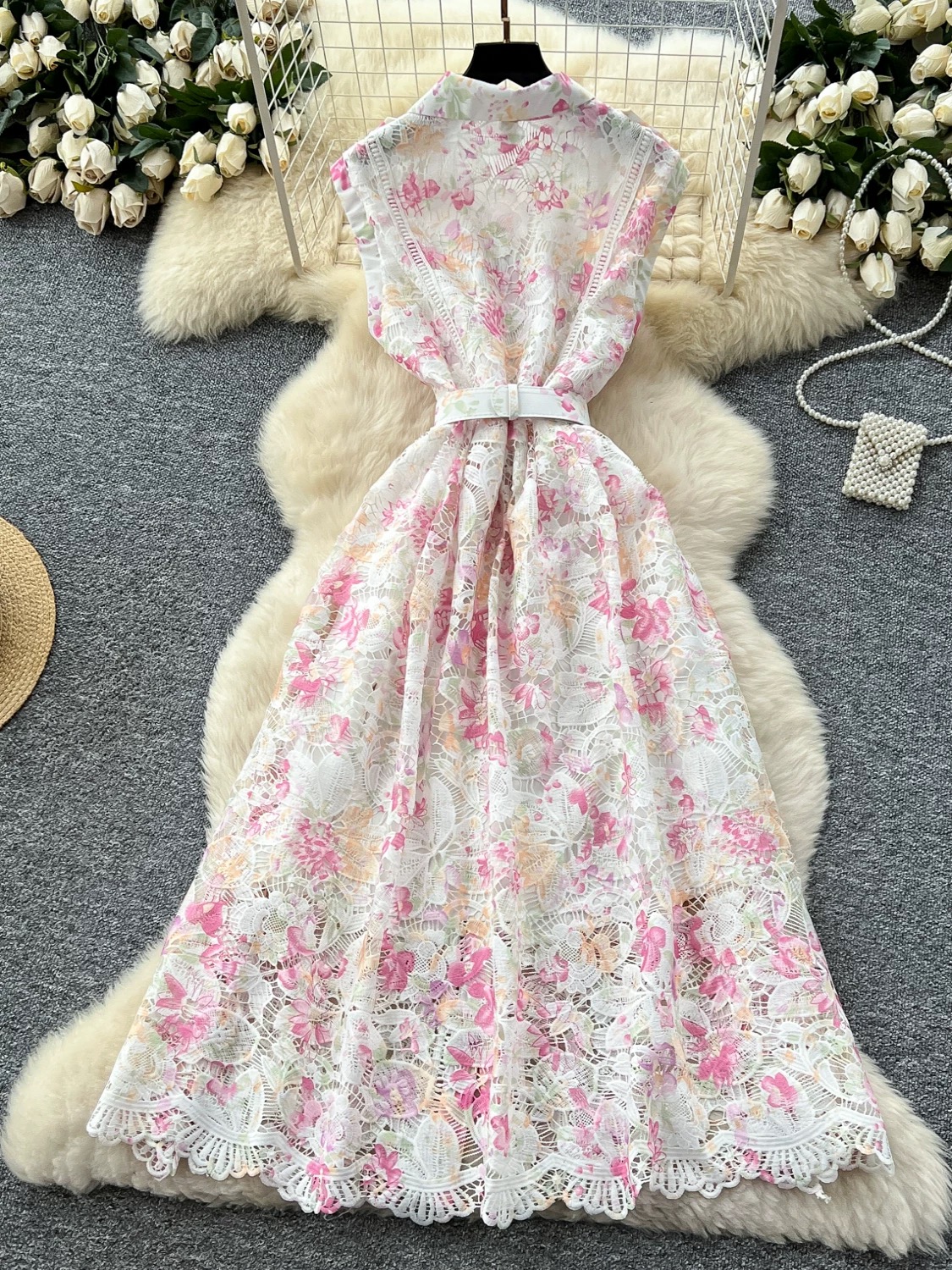 Hear me babe lace dress CD302 image