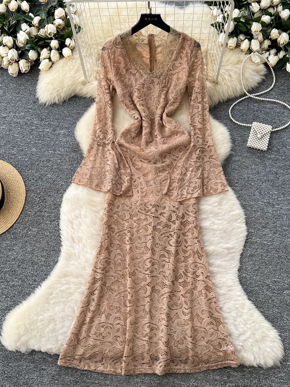 All the details lace dress FD1487 image