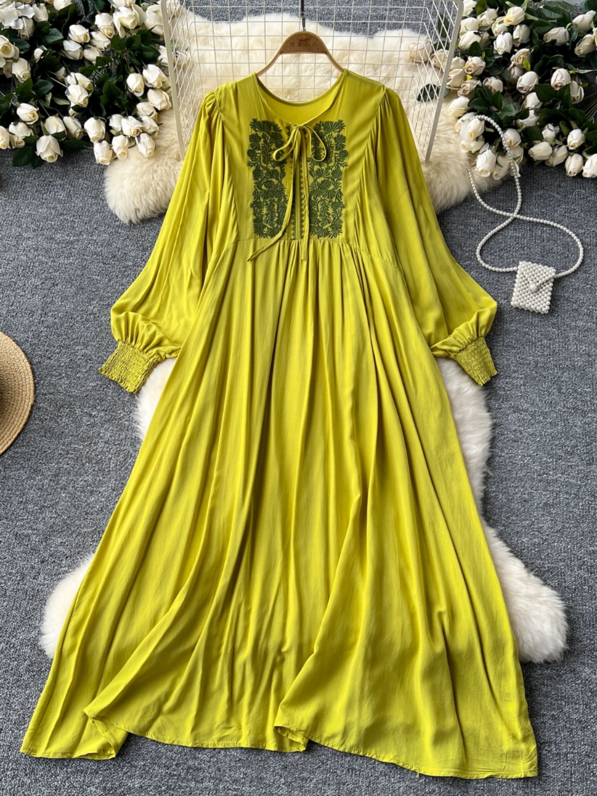 Island babe embroidery dress CD1642 image