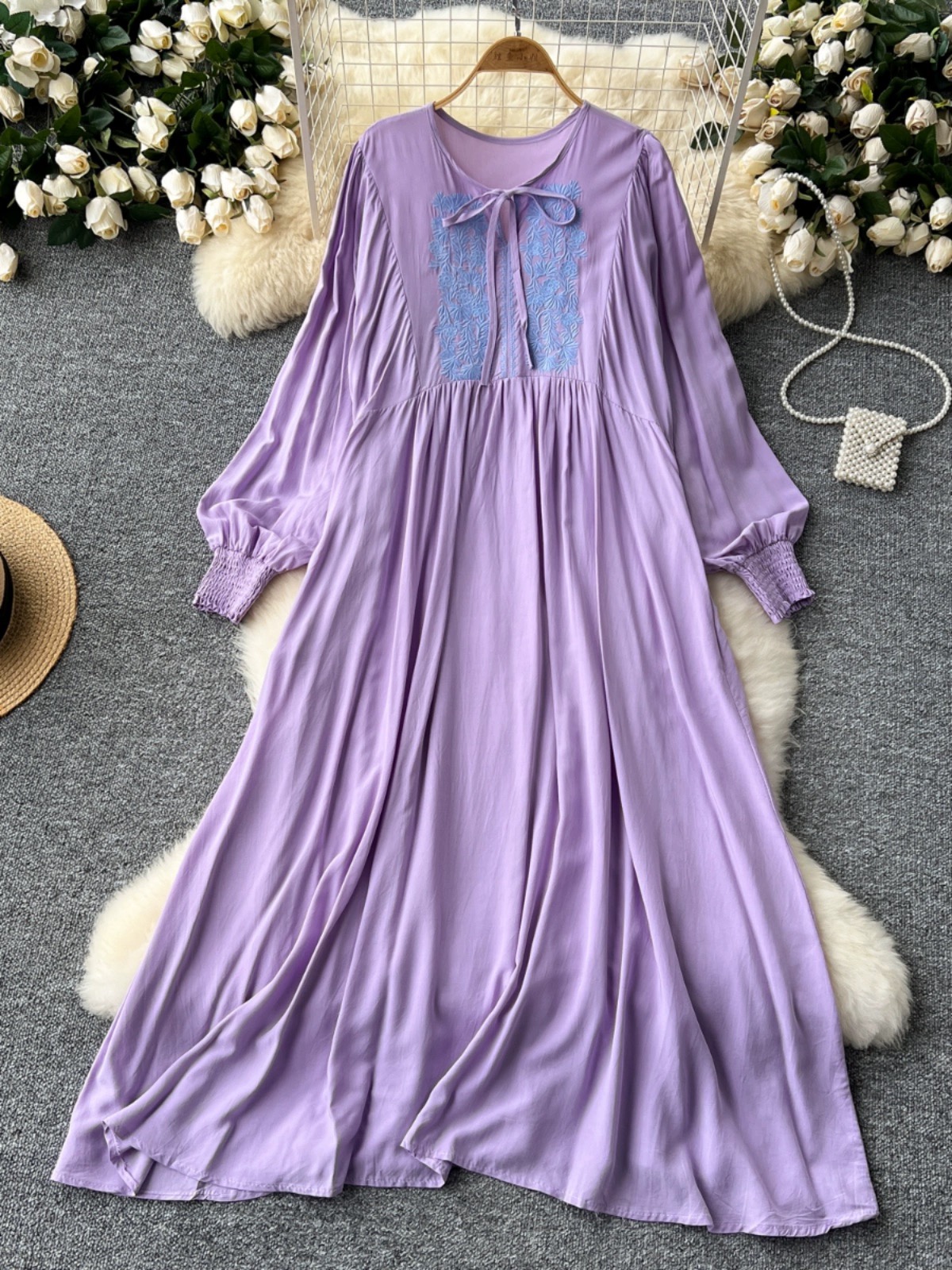 Island babe embroidery dress CD1642 image