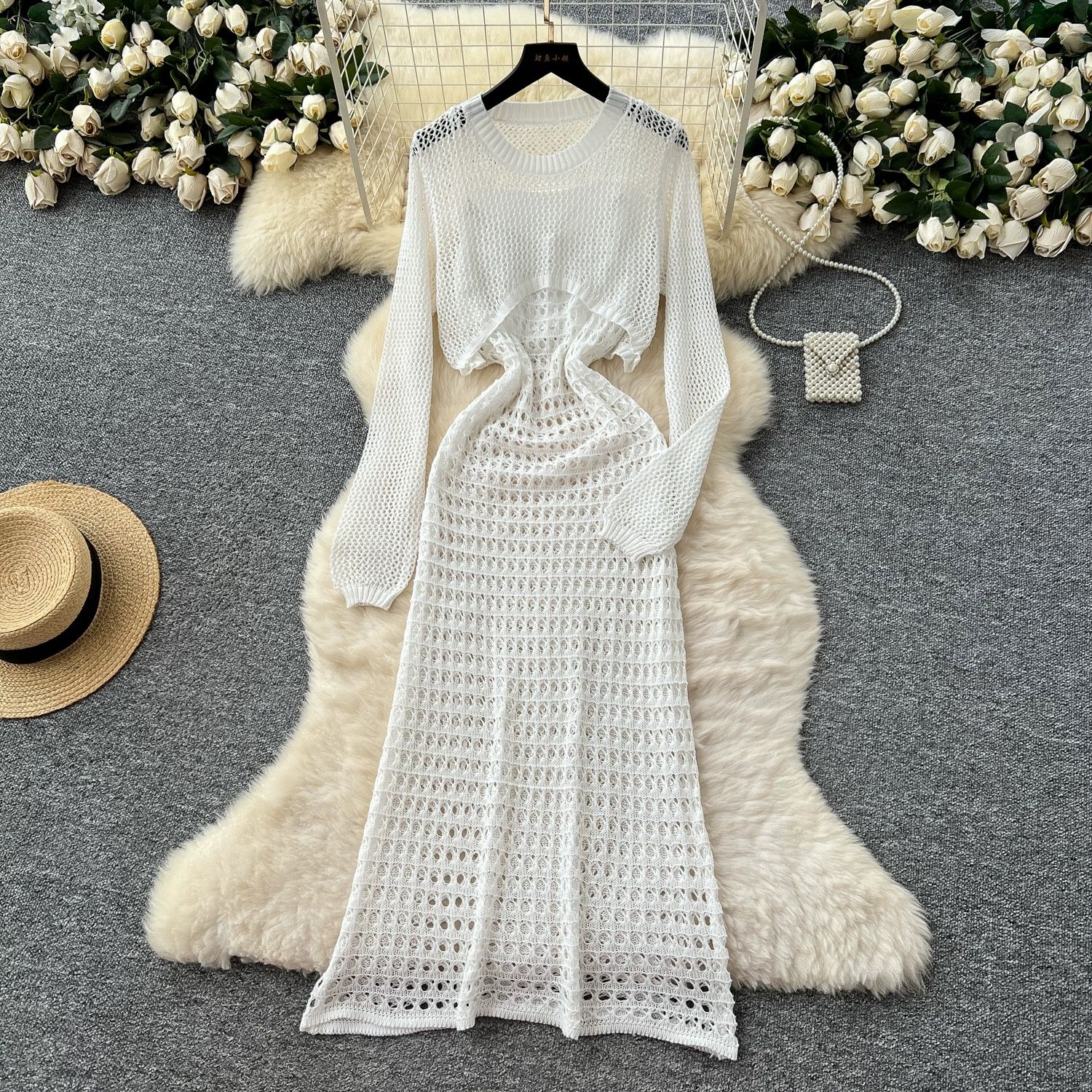 Sweetest touch net dress CD1218 image