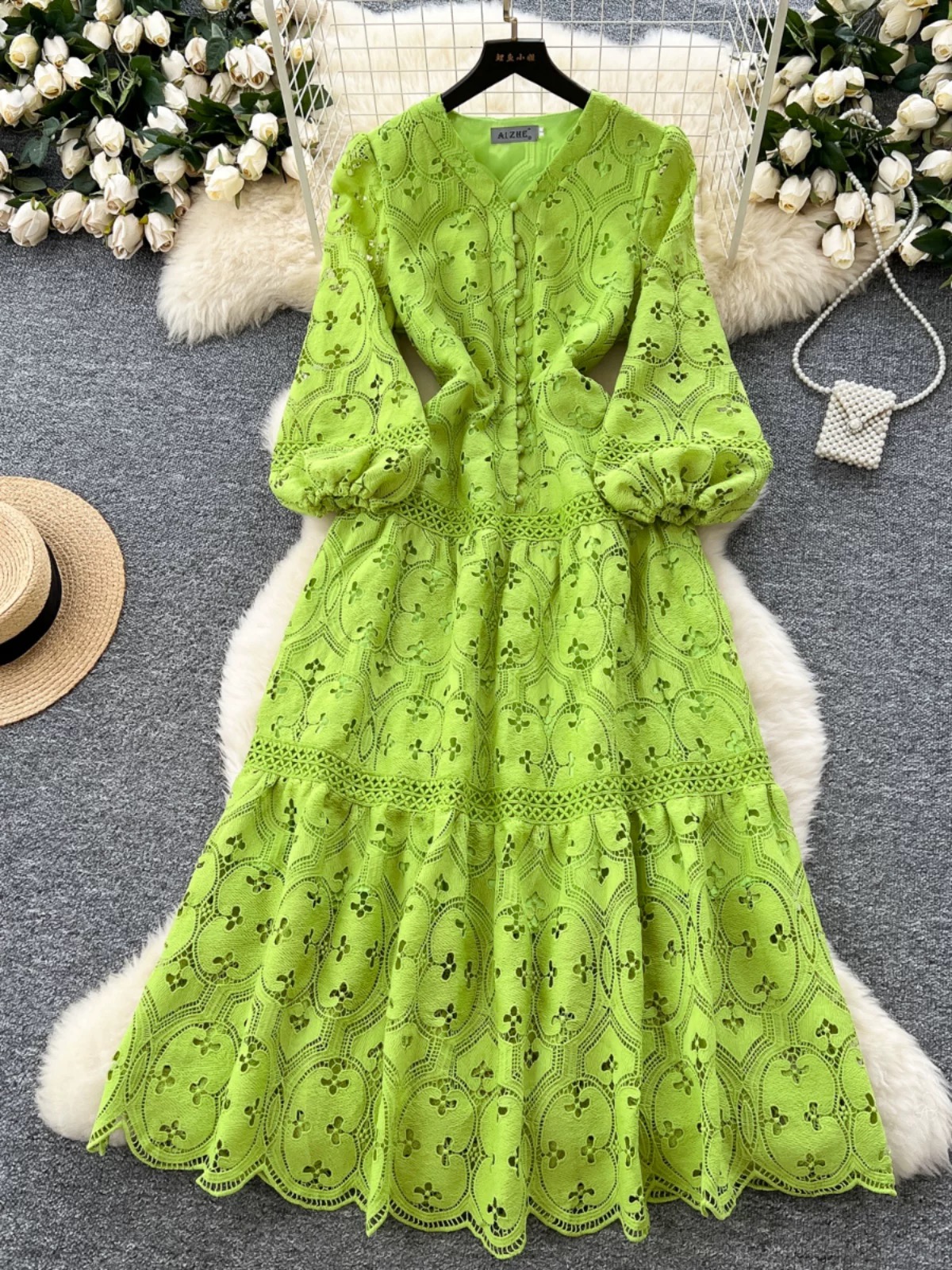 Out with a bang lace dress FD630 image