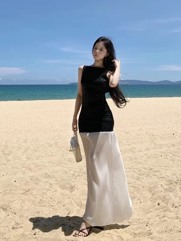 Good on this side sequin dress FD526 image