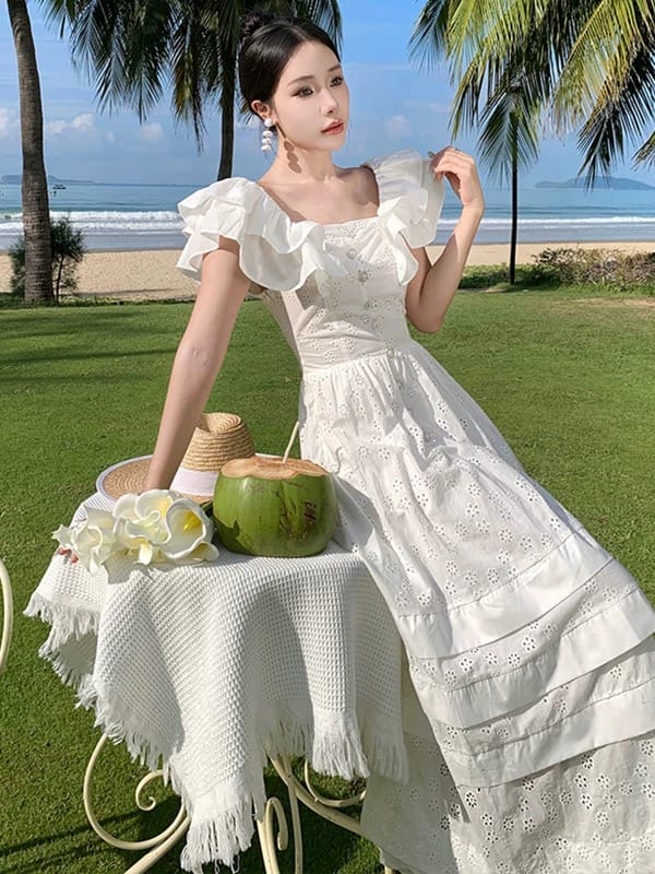 Weekend traveler lace dress CD289 image