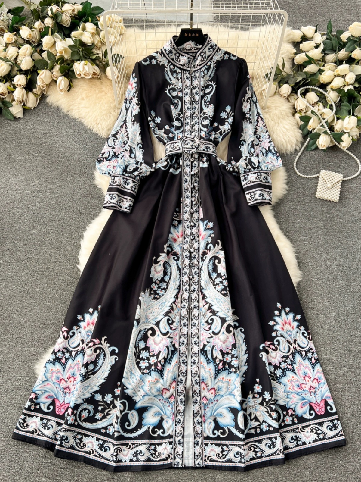 Unique faces dress ED336 image