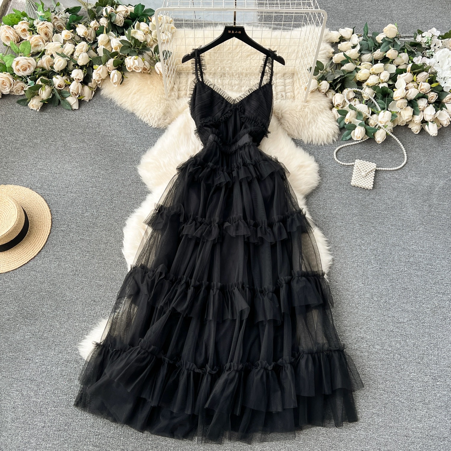 Rooftop dinning dress EVD208 image